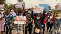 Masu zanga-zanga a Enugu