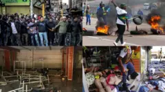 ኣብ ደቡብ ኣፍሪቃ ብዝነበረ ናዕቢ ብዙሕ ንብረት ተዘሚቱን ዓንዩን