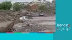 فيضانات اليمن.. سائق يحاول قطع مجرى سيل بسيارته ويتسبب بوقوع وفيات