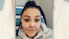 Emma in hospital