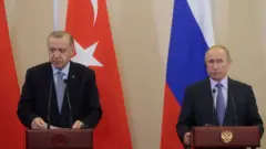 Cumhurbaşkanı Recep Tayyip Erdoğan ve Rusya Devlet Başkanı Vladimir Putin