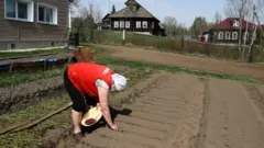 Женщина на даче