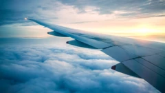 Airplane in flight