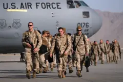 Soldados americanos no sul do Afeganistão