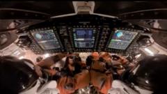 La tripulación de Artemis II inicia la peligrosa maniobra de reingreso a la Tierra