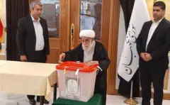 رای‌ دادن احمد جنتی در دور دوم انتخابات