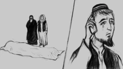 Illustration d'un garçon au téléphone