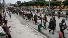 Inyeshyamba zo muri Tigray zimaze igihe zitera intambwe zerekeza ku murwa mukuru Addis Ababa (ifoto yo mu bubiko)
