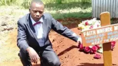 Charles Mwenda oo aasay xaaskiisa Faith