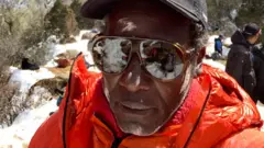 James Kagambi au Népal en Jan 2022