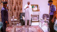 Buhari meet IGP ontop #EndSARS protest