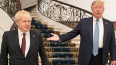 بوریس جانسون و ترامپ