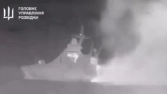 Footage wey Ukraine release wey claim to show di Sergey Kotov wey drones scata