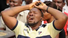 Fan dey watch 2013 African Cup of Nations