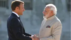 मैक्रों और मोदी