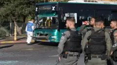 Автобус после взрыва