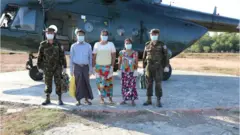 စစ်တွေမြို့ကို ပြန်ရောက်လာတဲ့ အဲန်အယ်ဒီကိုယ်စားလှယ်တွေ