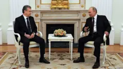 Шавкат Мирзиёев ва Владимир Путин