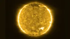 Ultraviolet image of the Sun