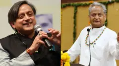 शशि थरूर और अशोक गहलोत