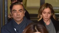 Carlos dan Carole Ghosn di Beirut.