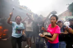 شهرهای مختلف ونزوئلا پس از اعلام پیروزی نیکلاس مادورو در انتخابات صحنه اعتراض مخالفان شد