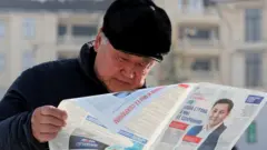 Мужчина с газетой