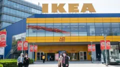 Ikea's store in Xuhui district, Shanghai