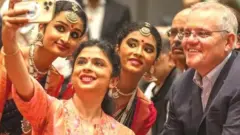 ஆஸ்திரேலியாவின் சிட்னி நகரில் நடந்த நிகழ்ச்சி ஒன்றில் பங்கேற்ற ஆஸ்திரேலிய முன்னாள் பிரதமர் ஸ்காட் மோரிசன்