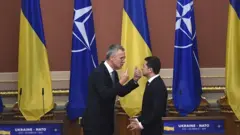 Генсек НАТО і Володимир Зеленський, Київ, 2019 рік