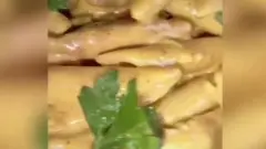 A yau za mu nuna muku yadda ake dafa Creamy yummy pasta daga wurin Aisha Indo Suleiman.