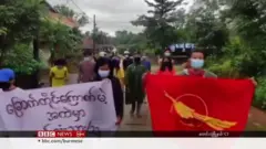 ထားဝယ်ခရိုင်အတွင်း နေ့စဉ် ဆန္ဒပြနေကြ