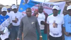 Sunday Igboho ati awọn eeyan miran to n se iwọde