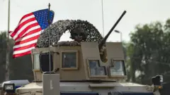Umusirikare w'Amerika mu modoka y'intambara mu majyaruguru ya Syria