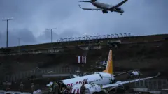 Pegasus kaza yapan uçak