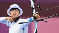 اللاعبة الكورية