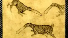 صورت طایفه اجنه در شب. این نقاشی شش ماه در یکی از موزه‌های پاریس هم نمایش داده شده است