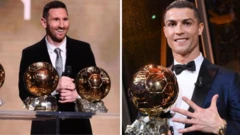Lionel Messi and Ronaldo