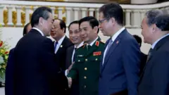 Tướng Phan Văn Giang tại mội hội nghị ở Hà Nội tháng Ba năm 2018