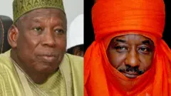 Gwamna Ganduje da Sarki Sanusi