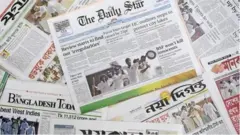 বাংলাদেশের পত্রপত্রিকা।