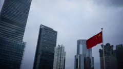 የቻይና ሰንደቅ ዓላማ በኒው ዮርክ ከተማ