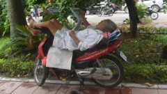 Tại một công viên ở TPHCM