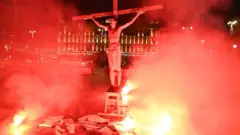Павел Крисевич, акция на Красной площади