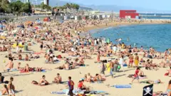 File photo of Platja Nova Icarie beach in Barcelona