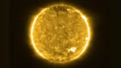 Ultraviolet image of the Sun