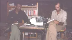 ምክትል ዋና ጸሓፊ ህግሓኤ ነበር ኢሳይያስ ኣፈወርቂ ምስ ዳንኮነል ኣብ ናቕፋ
