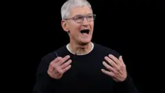 Tim Cook has warned of potential product shortages