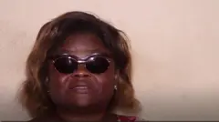 blind woman