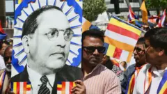 ડૉ. આંબેડકરની તસવીર સાથે ઊજવણી